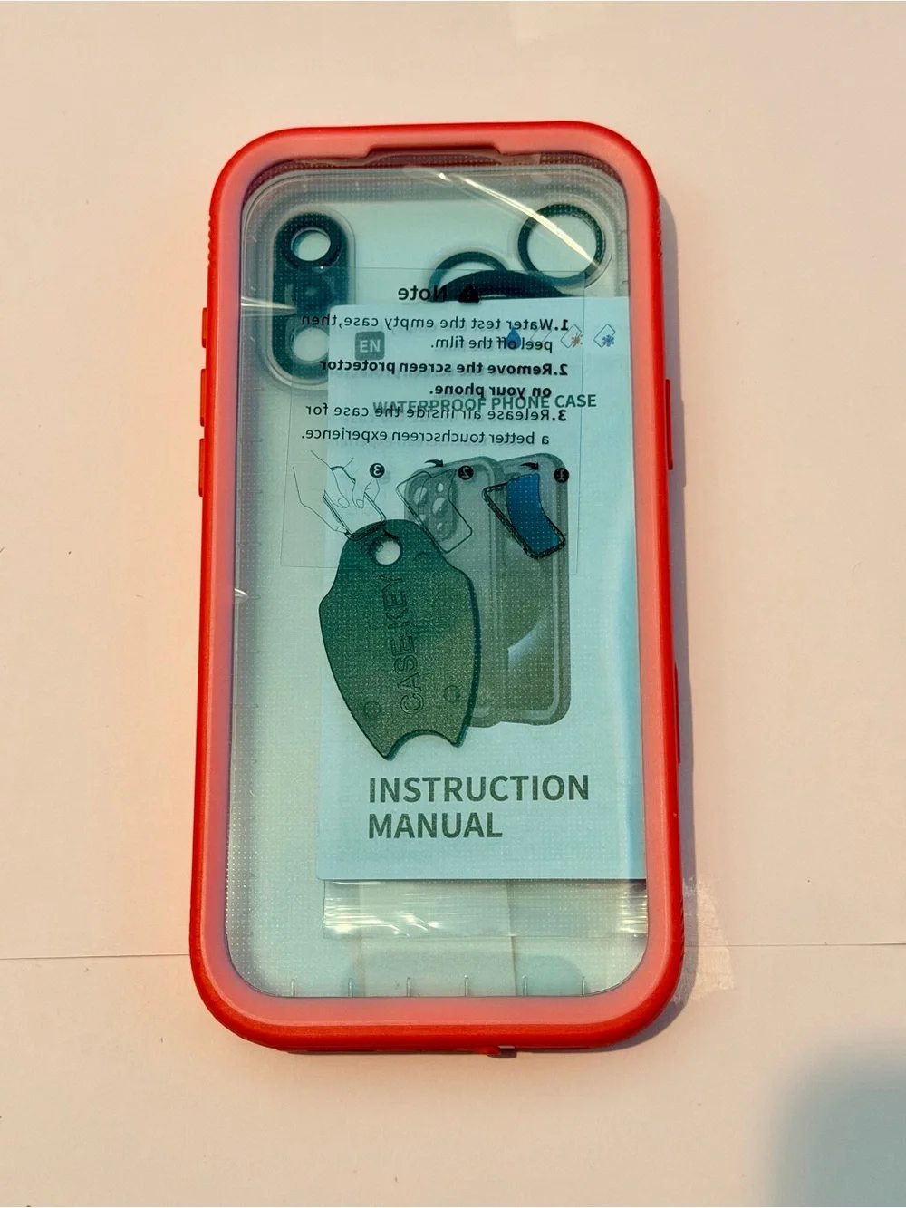 SPORTLINK for iPhone 17 Pro Max Waterproof Case, Pink